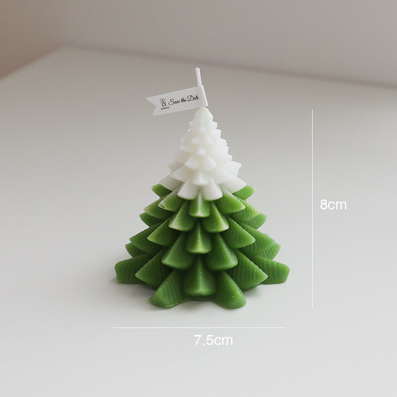 Hand Gift Ins Shooting Props Decoration Small Christmas Tree Scented Candle