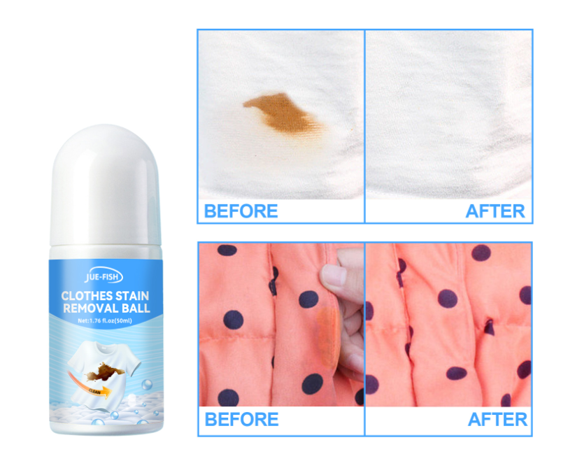 Clothes Stain Removal Ball Oil Stains Portable Decontaminate