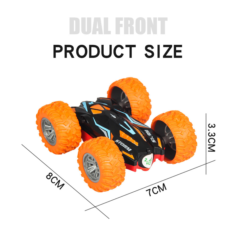 RC car rolls on both sides