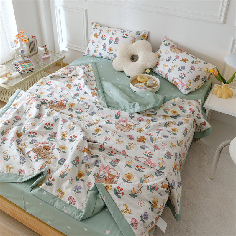 Double Sided Cotton Summer Cool Quilt