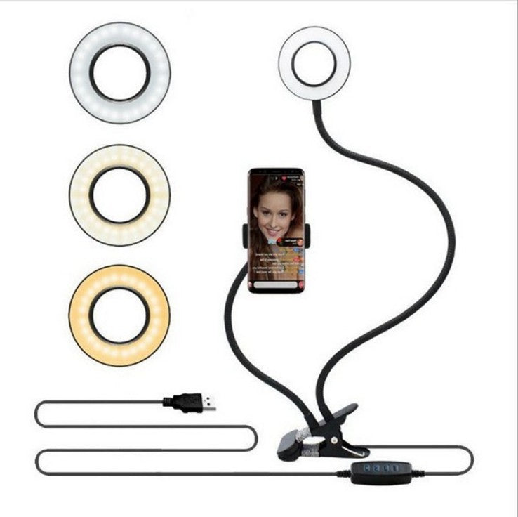 Internet Celebrity Live Broadcast LED3.5 Inch 9CM Fill Light USB Port Small Clip Anchor Selfie