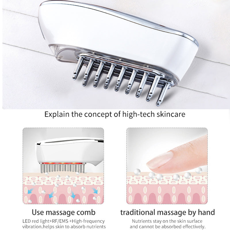 Head LED Red Light Scalp Massage Electric Comb