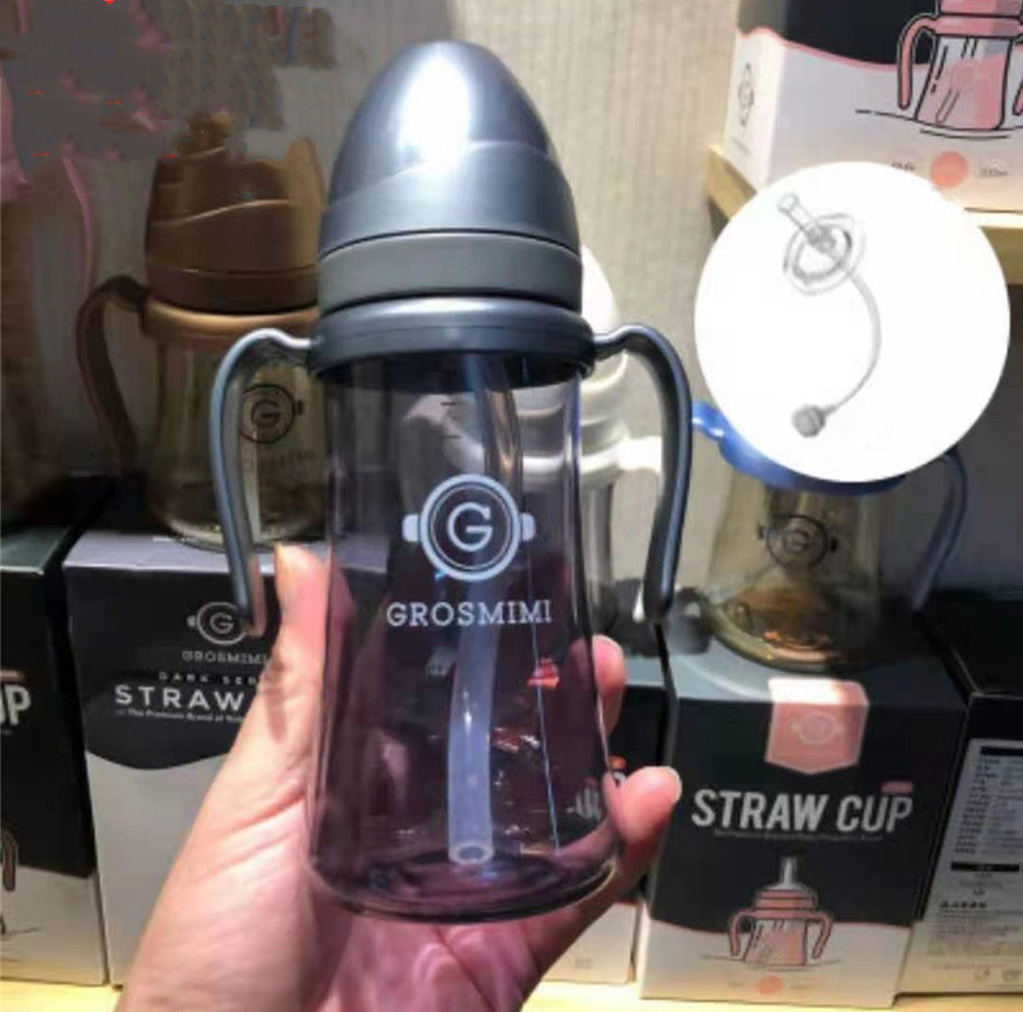 Grosmimi's New Grosmimi Korean Drinking Straw Cup PPSU Environmental Protection Leak-proof And Choking 300ml