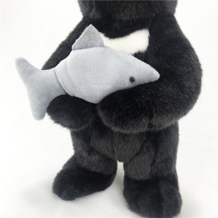 Simulation Black Bear Plush Toy Children's Doll Gift Rag Doll