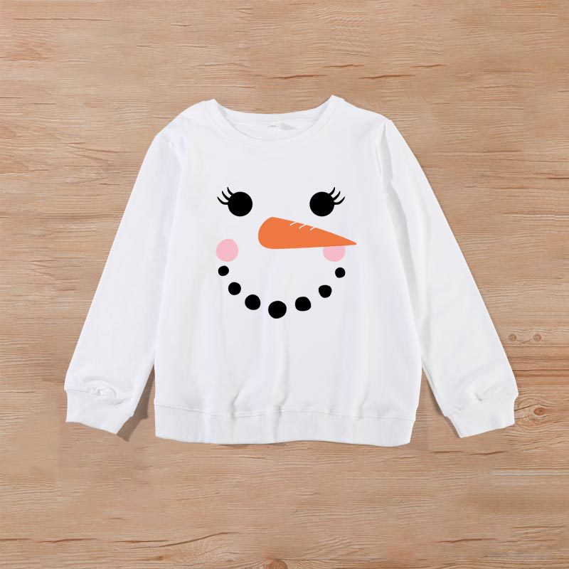 Christmas Dwarf Creative Funny Print Crew Neck Top