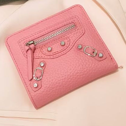 Luxury Designer Purse 100 Percent Genuine Leather Wallets Purses Fashion Small Money Bag Hasp Design Purse Wallet Purses Handbags