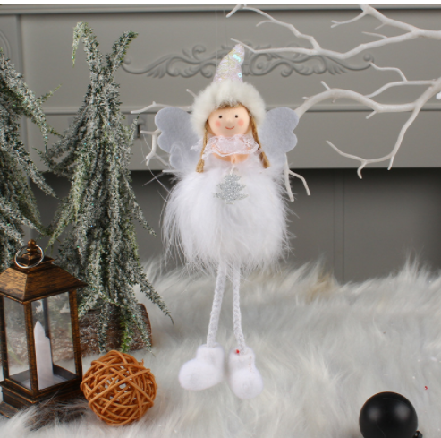 Plush Angel Girl Doll Ornament Cute Christmas Tree Decoration