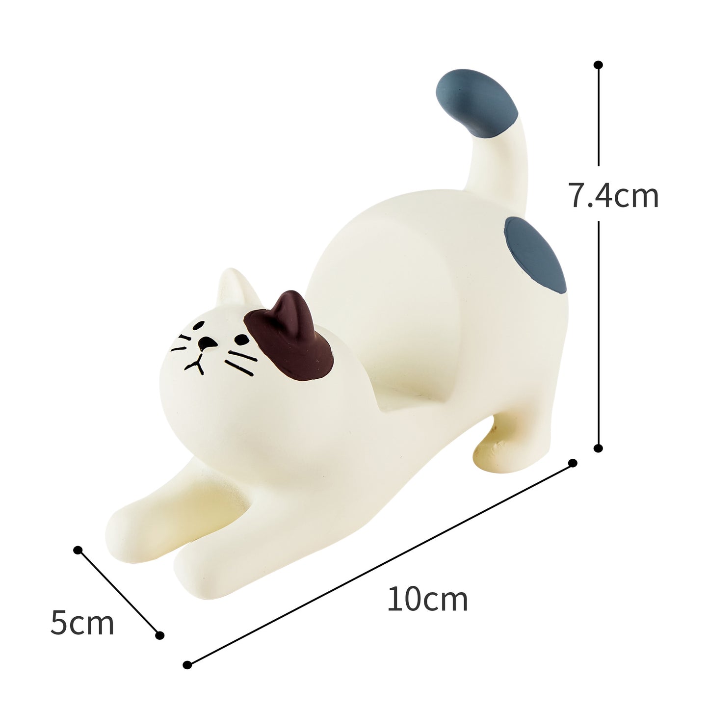 Grocery Cat Phone Holder Resin Craft Car Desktop Ornament