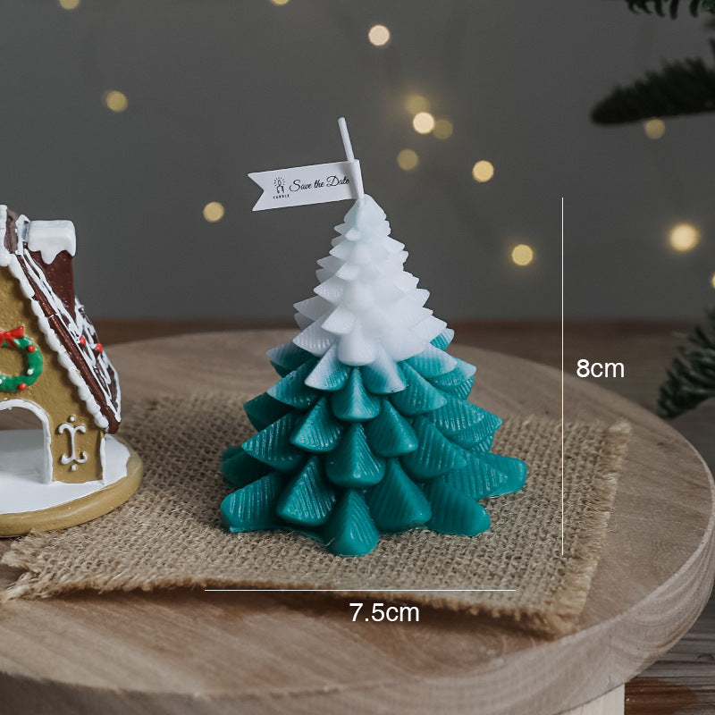 Hand Gift Ins Shooting Props Decoration Small Christmas Tree Scented Candle