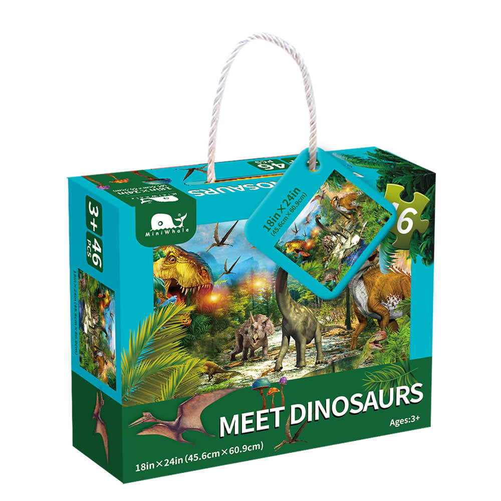 Children's Educational Toys Luminous Dinosaur Puzzle