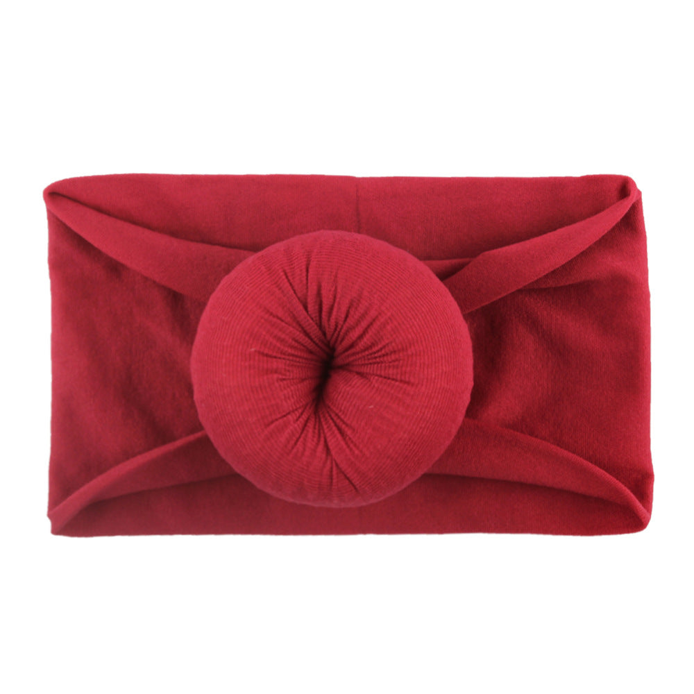 Baby Nylon Children's Soft Ball Stockings Wide Hair Band Turban - globaltradeleader