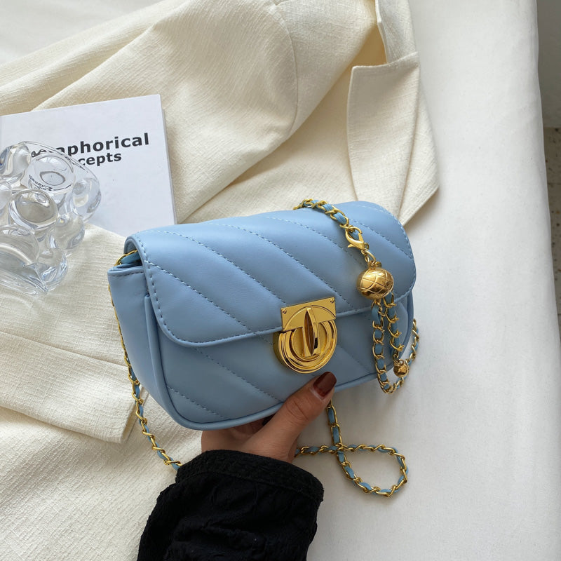 Cross-border Fashion Small Bag Women's Bag 2022 New Summer Ins Diamond Grid Chain Bag High-grade Sense Cross-body Small Square Bag