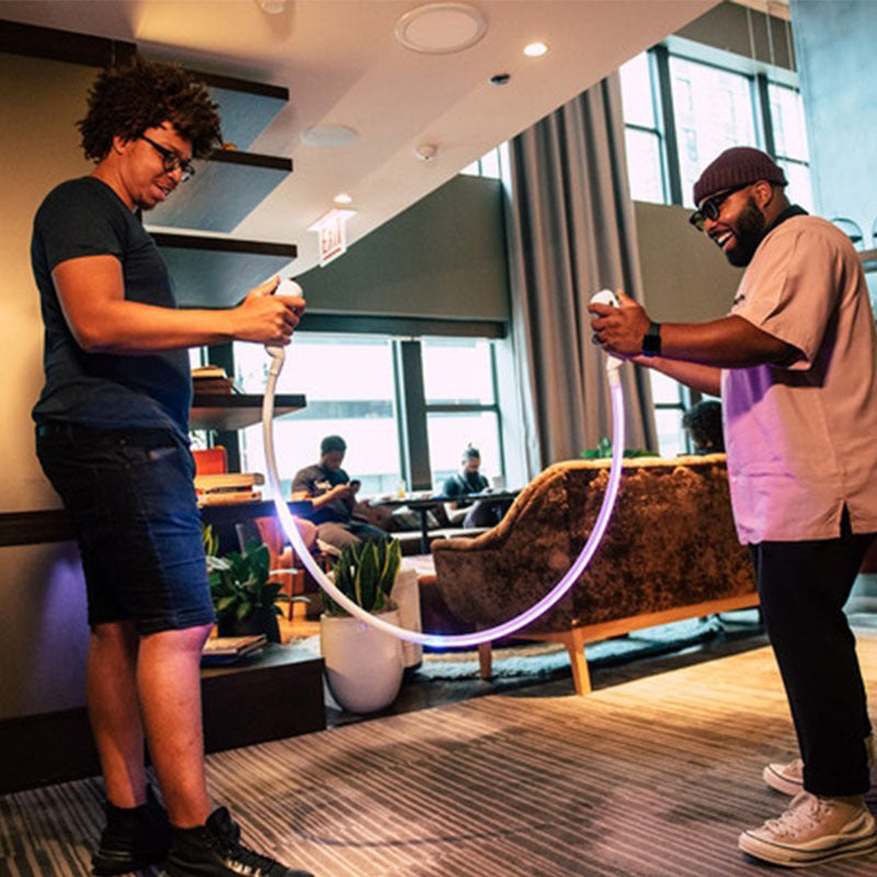 One-dimensional Game Console With Light Tube Game Christmas Gift Toy