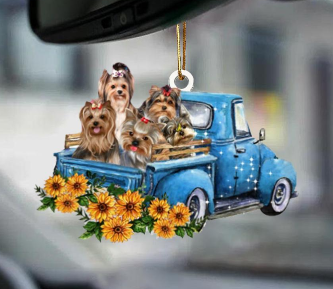 Car Pendant Sleeping Dog Angel Home Decor Acrylic Showcase Hanging Ornaments For Doors