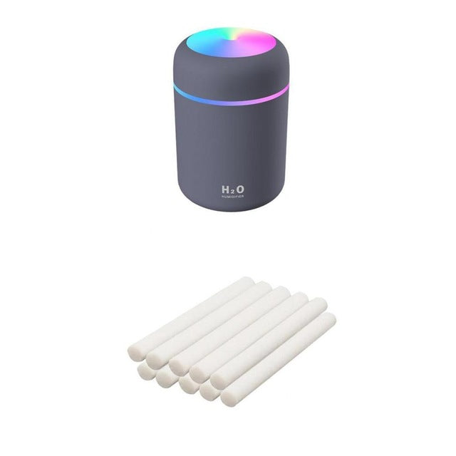 Portable USB Car Air Purifying Humidifier Colorful Cup