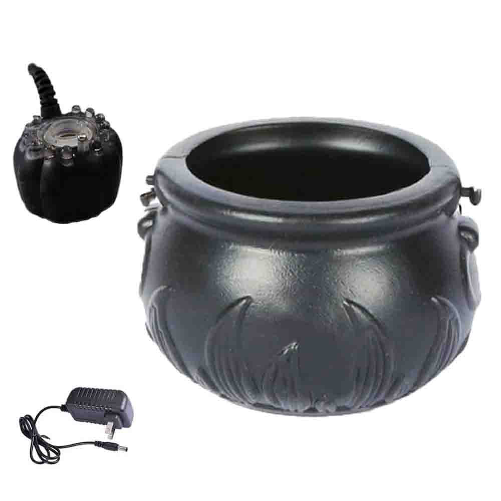 Halloween Pumpkin Smoke Witch Bucket Color Changing Lights