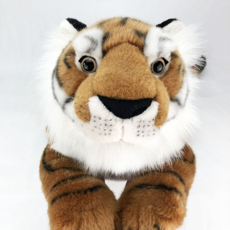 Yellow Tiger Plush Toy Doll Ornament