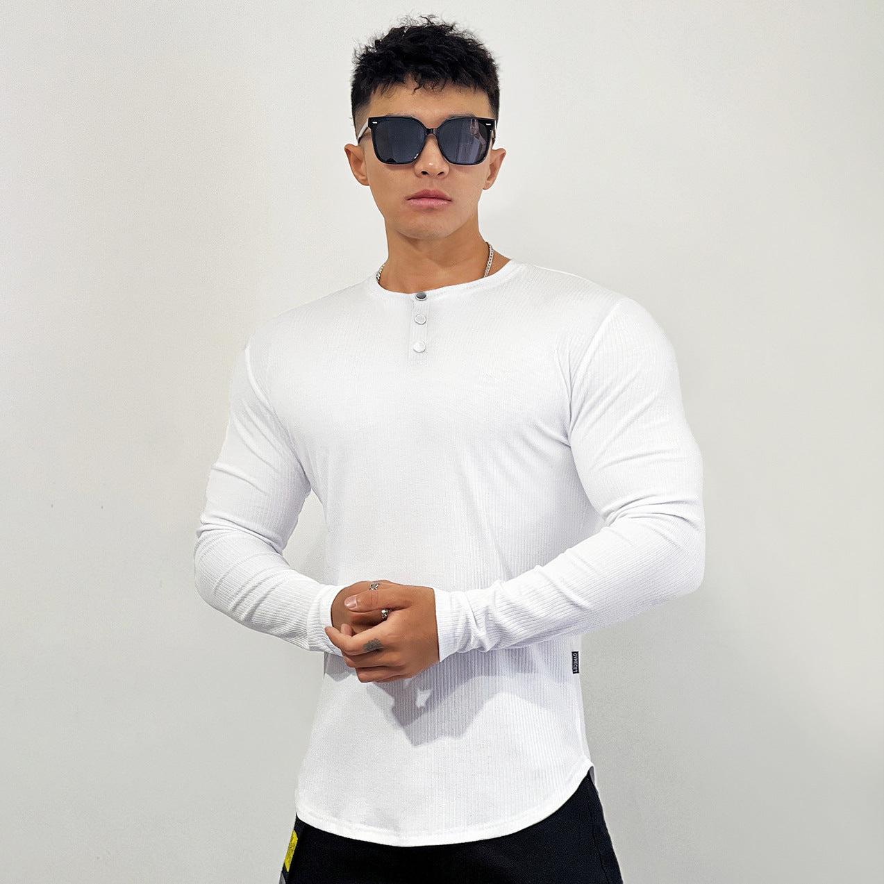 Men's Muscle Exercise Fitness T-shirt