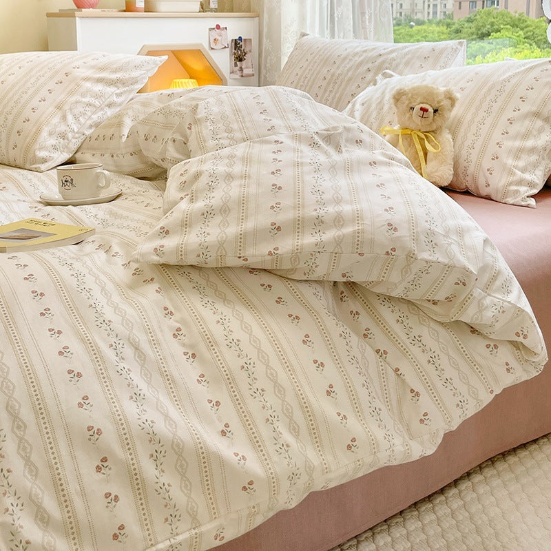 Ins Summer Washable Bed Four Piece Set