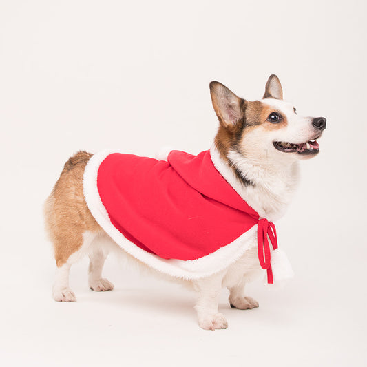 Pet New Year Festive Clothes Dog Cat Christmas Day Cloak