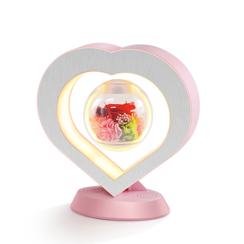 Valentines Day Gift Magnetic Levitation Lamp Bluetooth Stereo Light