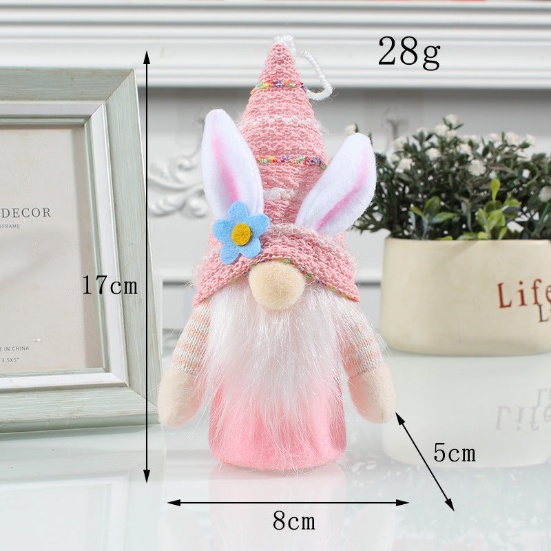 Lovely Easter Faceless Gnome Toy Holiday Party Table Decoration Home