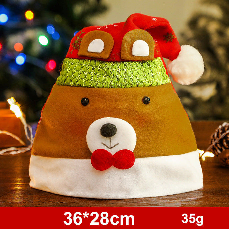 Fashion Snowman ElK Santa Claus Hats Xmas Gift Decoration