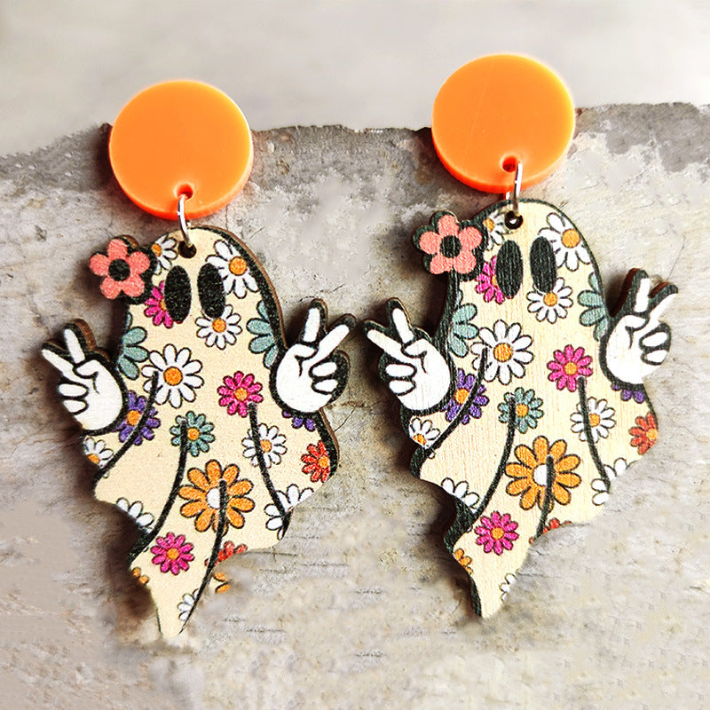 Halloween Thanksgiving Retro Style Geometric Earrings