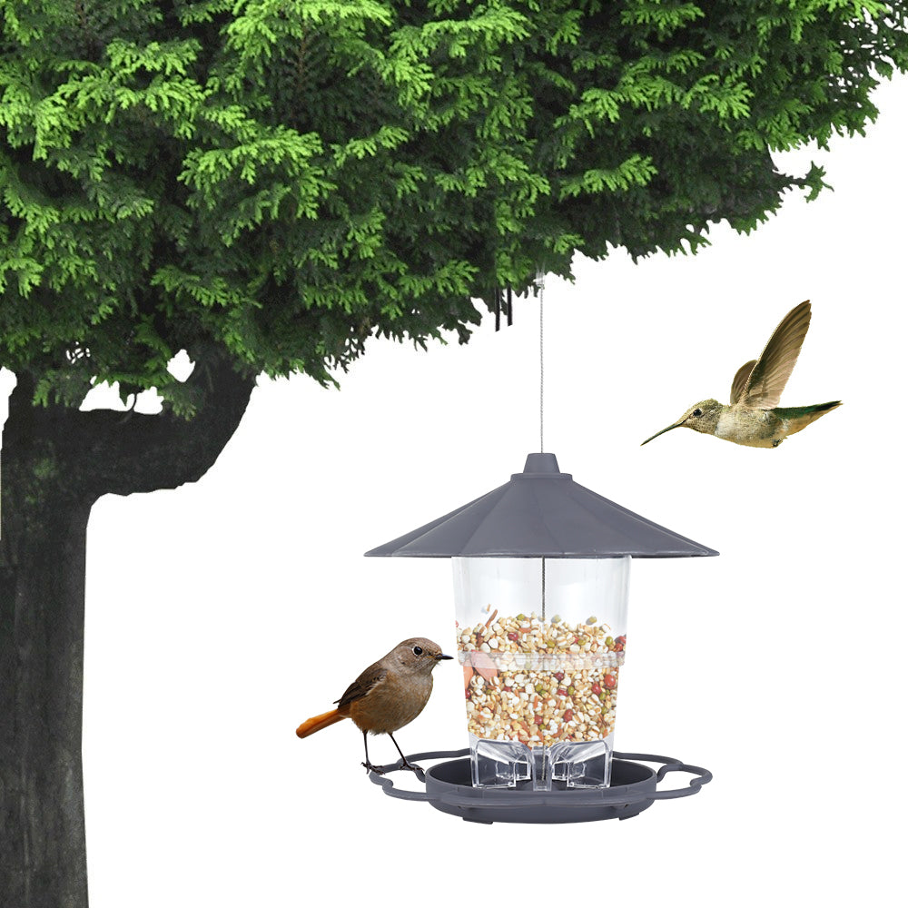 Opvouwbare Wilde Vogels Feeder Opknoping Birdcage Tuin Yard Outdoor Decoratie Met Afneembaar Dak Grote Capaciteit Bowls