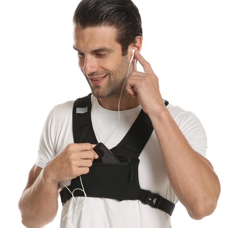 Sports Running Reflective Vest Mobile Phone Bag