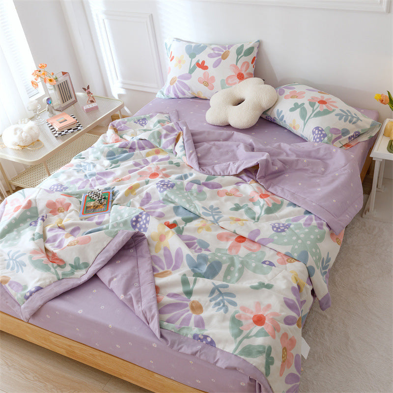 Double Sided Cotton Summer Cool Quilt