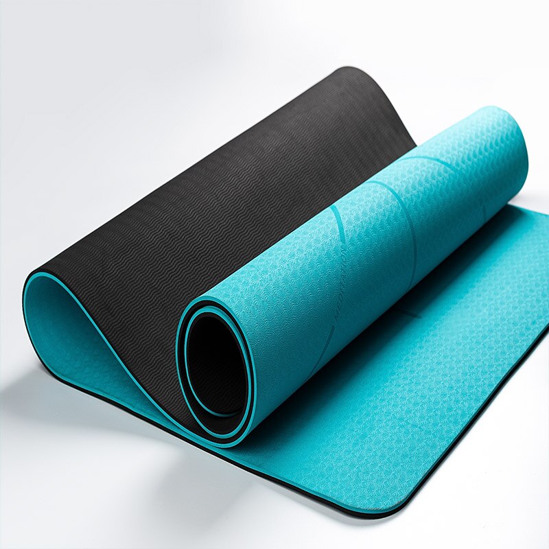 1830*610*6mm Non-Slip Yoga Mat With Position Line