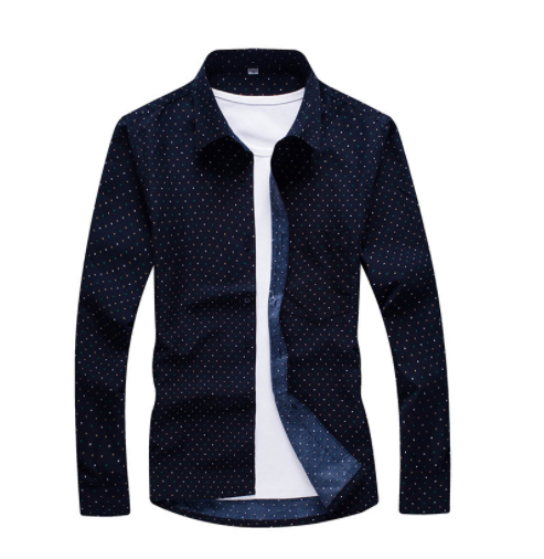 Men's Casual Slim Lapel Shirt New Style