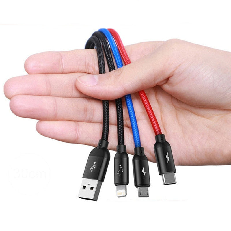 Home Fashion Simple Three-in-one Data Cable