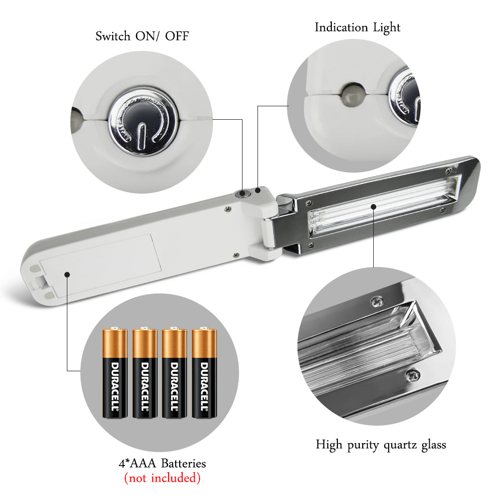 Ultraviolet UV Sterilizer Light Foldable Sterilization Lamp