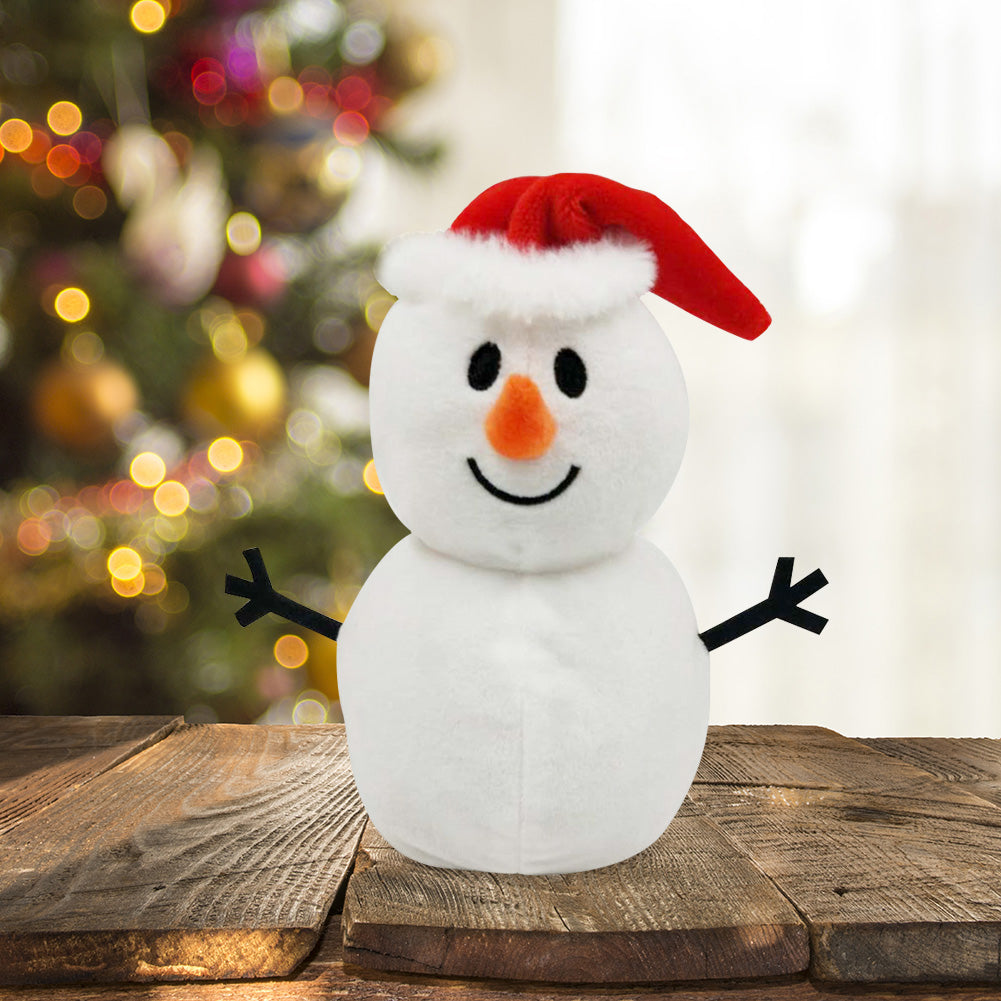 Stylish Double Sided Snowman Doll Flipped Simulation Plush Toys