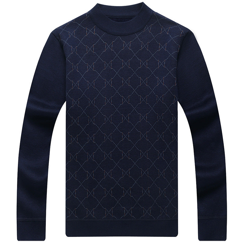 Dad Long Sleeve T-shirt Autumn Winter Clothing Middle-aged Men