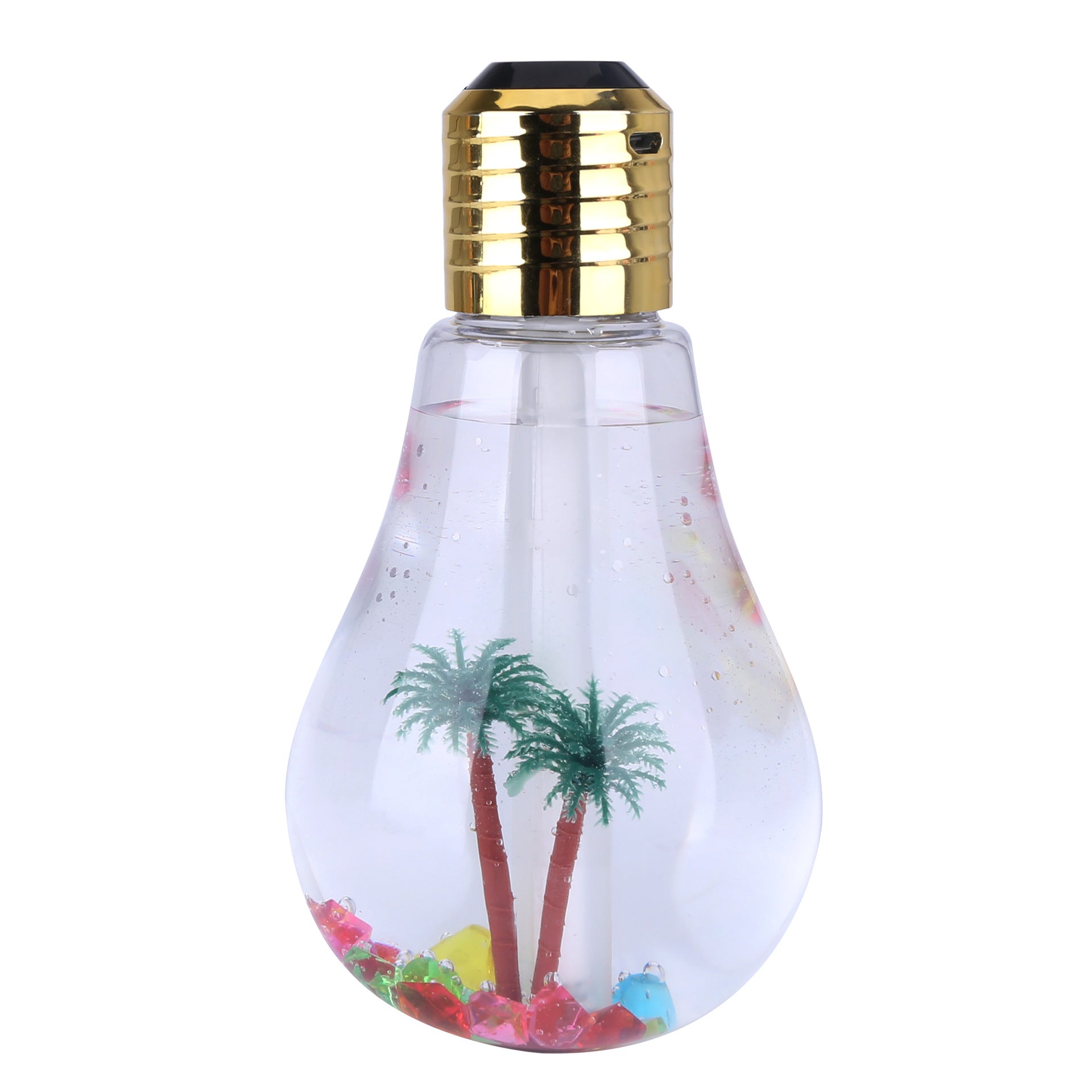 Colorful Light Bulb Humidifier Air Ultrasonic USB Essential Oil