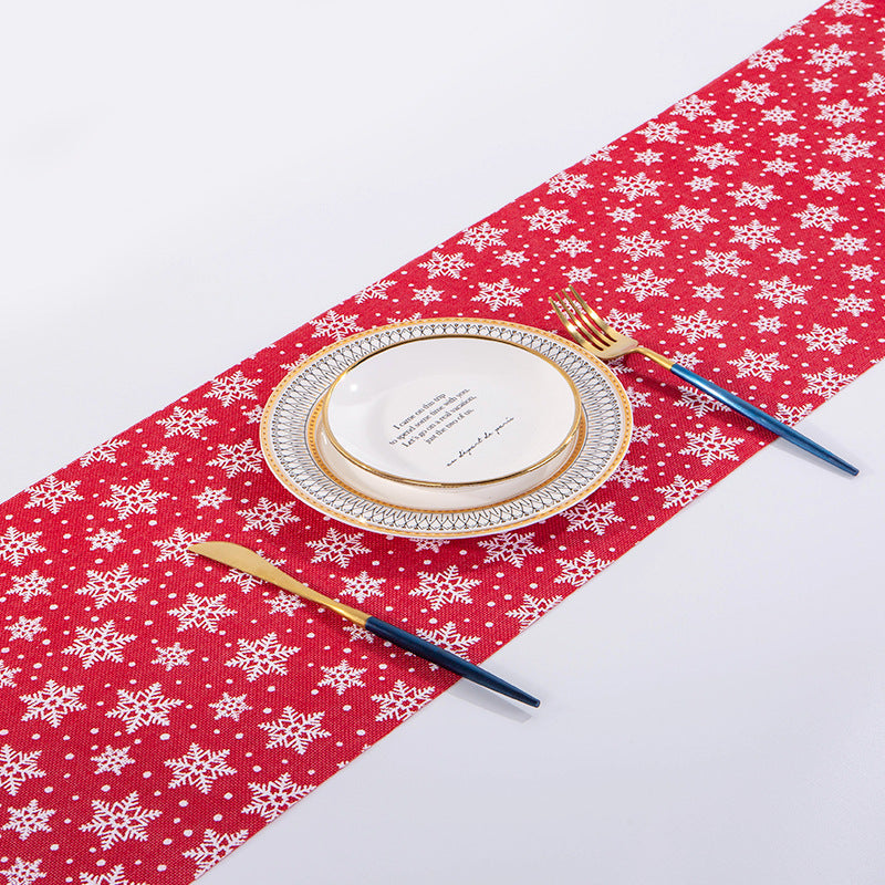 Creative Christmas Decoration Printed Tablecloth