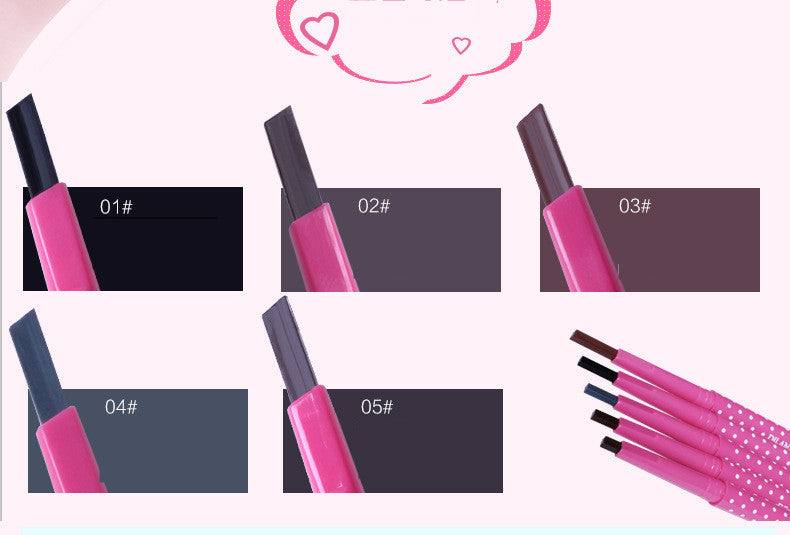 Auto-rotating Square Machete Eyebrow Pencil Set