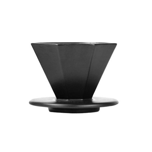 Octagonal Ceramic V60 Thickened Hand-brewed Coffee Filter Cup