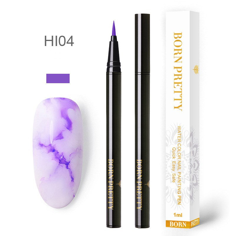 Nail ink pen blending liquid