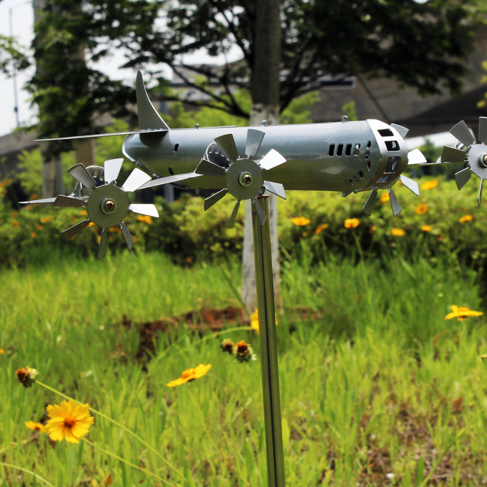 Rotator Metal Windmill Wind Garden Sculpture