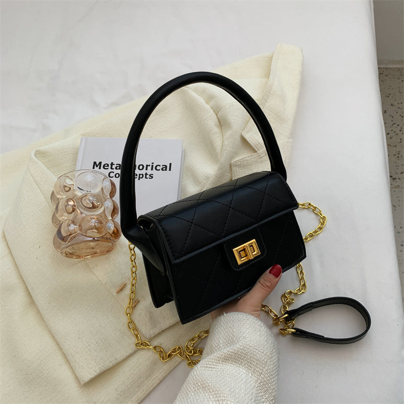 Women's Mini PU Leather Shoulder Bags For Women 2022 Luxury Designer Fashion Brand Trend Short Handle Crossbody Bag Totes