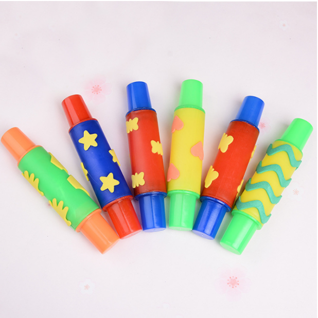 Children's Painting Sponge Seal Roller Graffiti Tool