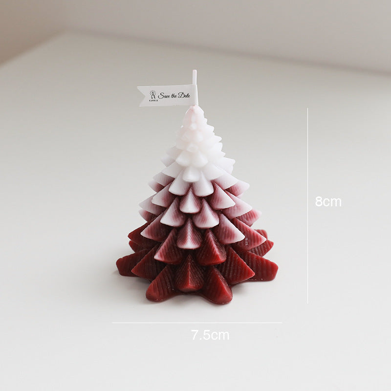 Hand Gift Ins Shooting Props Decoration Small Christmas Tree Scented Candle