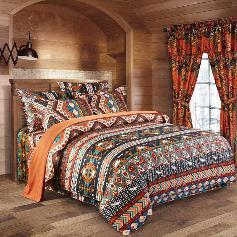 Bohemian Bedding Four-piece Set Of Ethni