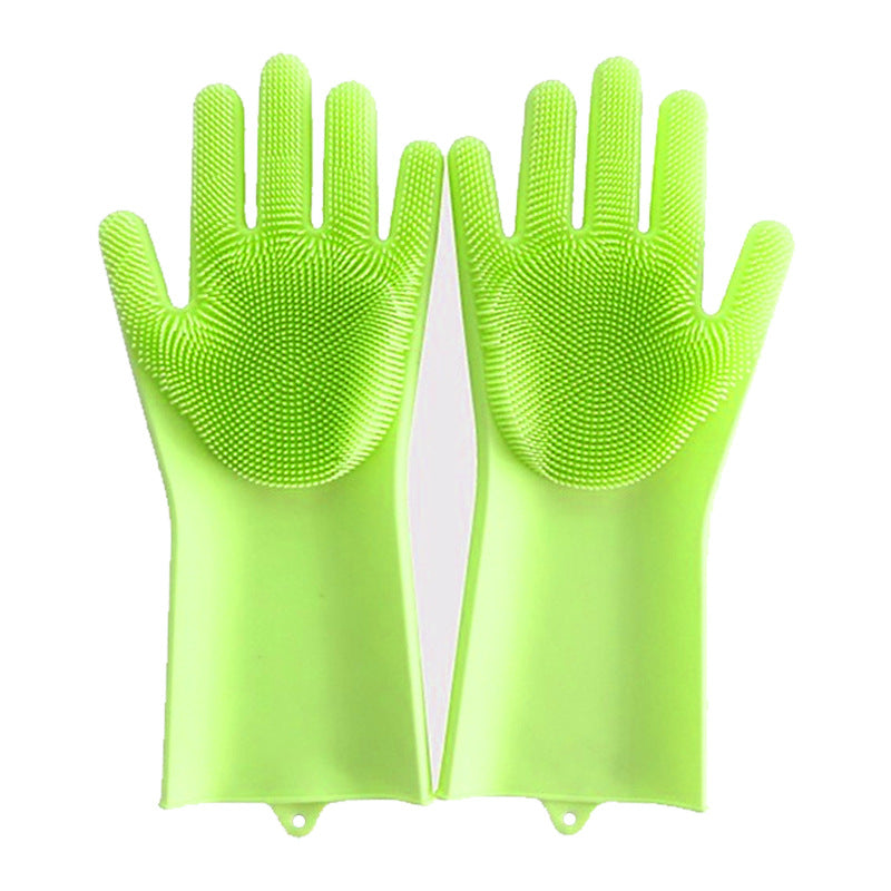 Dishwashing Utility And Silicone Dishwashing Gloves