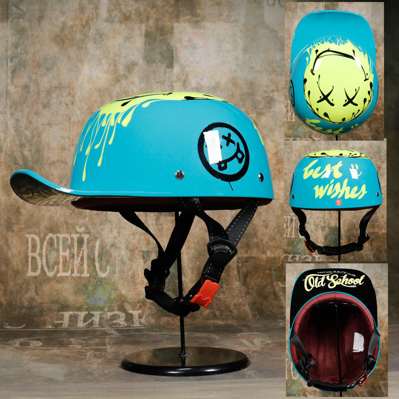 Motor Car Half Helmet Scooter Scoop Helmet Cap Helmet