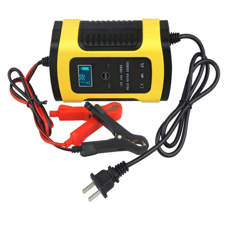 Car Battery Charger 12V6A Motorcycle Charger Battery Charger European Charger